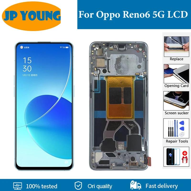 OPPO Reno6 5G PEQM00 CPH2251   AMOLED ÷, LCD ġ ũ Ÿ   ü ǰ, 6.43 ġ